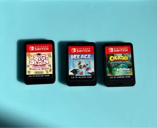 Juegos Nintendo Switch: Big Brain, Ice Age, Crash