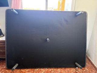 Base Cama + Colchón Semi-Ortopédico 1.35