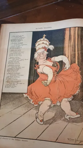 Rivista satirica L'Asino 1908 - Tomo rilegato