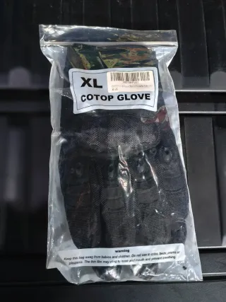 Guantes COTOP XL Refuerzo Nudillos Negro