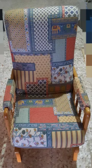 Sillón Mecedora Patchwork