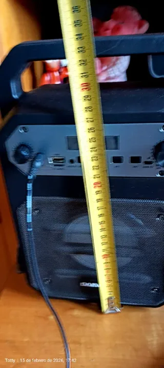 Altavoz Karaoke Daewoo Negro