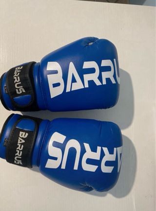 Guantoni Boxe Blu/Bianco + Fascette