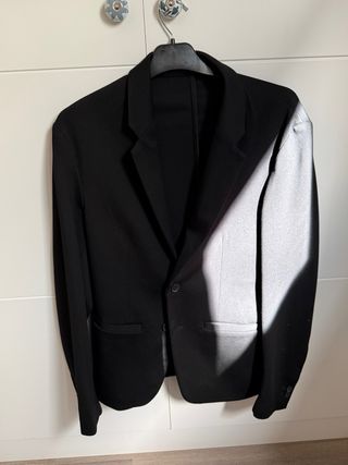 Chaqueta americana negra. Talla S