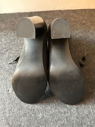 Tacones Just Fab Negro Talla 38