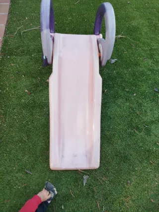 Balancín y tobogán infantil  para parque