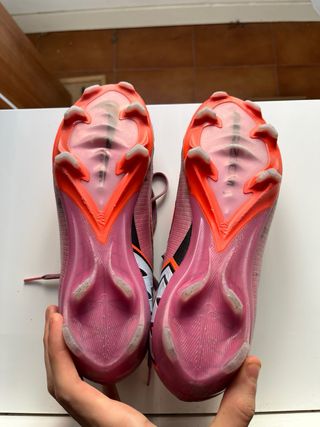 Botas de fútbol Nike Air Zoom rosas