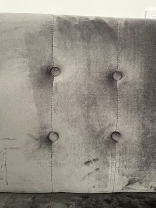 Sofá Cama Terciopelo Gris Sklum