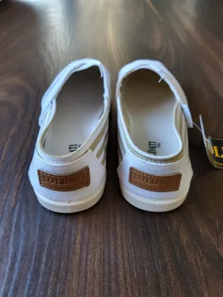 Alpargatas blancas 36