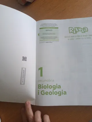 Biología i Geología. 1 Secundaria. Revola. Cruilla