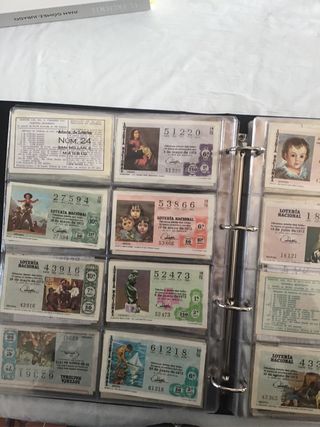 Décimos de lotería nacional