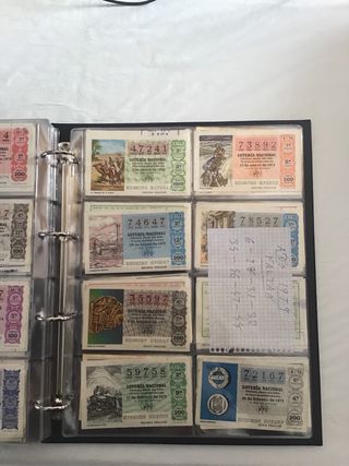 Décimos de lotería nacional