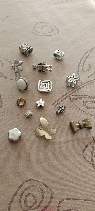Piezas bisutería para pulseras