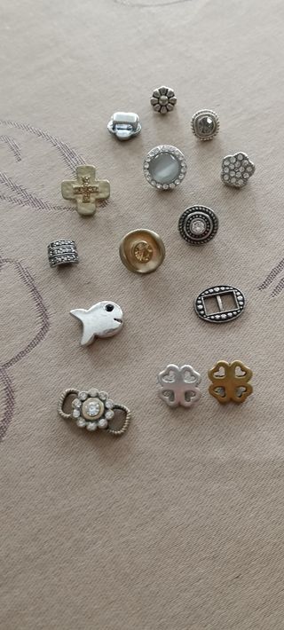 Piezas bisutería para pulseras