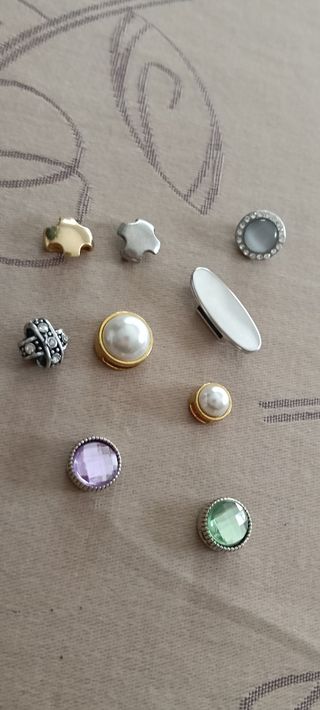 Piezas bisutería para pulseras