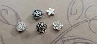 Piezas bisutería para pulseras