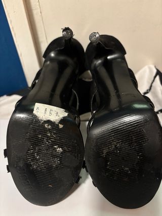 Mudanza! Sandalias Guess Tacón Aguja Negras