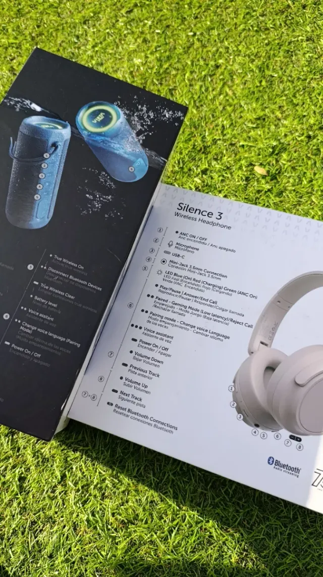 Pack altavoz y auriculares