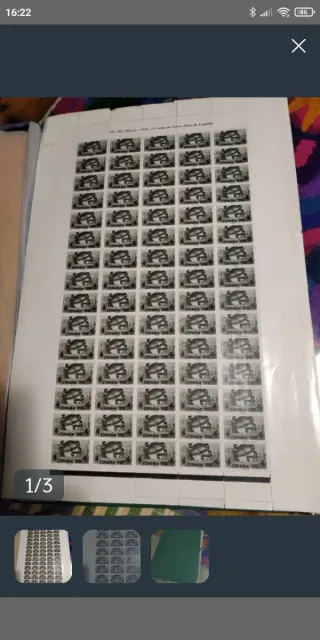 2 pliegos día del sello 1949