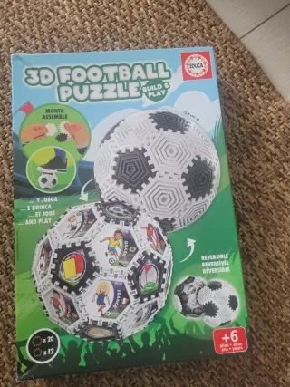 Puzzle 3D Balón Fútbol Educa +6 Años