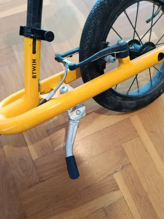 Bici sin pedales infantil amarilla
