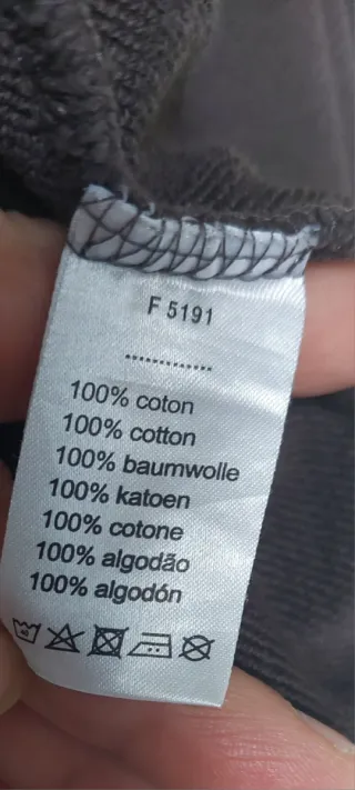 Felpa con cappuccio LACOSTE marrone taglia 5 ( L )