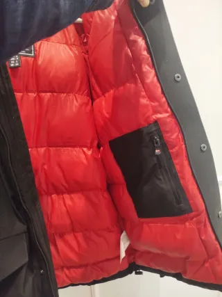 Chaqueta Norway Negra y Roja