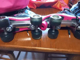 Pattini a rotelle Oxelo neri con stelle