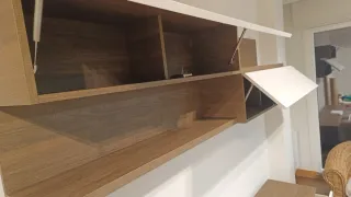 Mueble TV y estantería modular de pared para salón