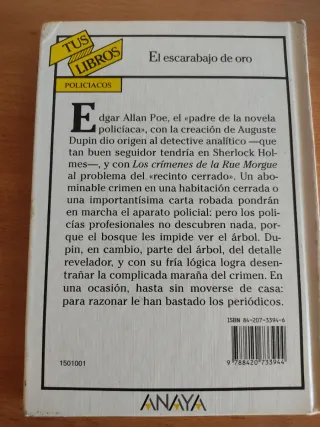 El escarabajo de oro EDGAR ALLAN POE