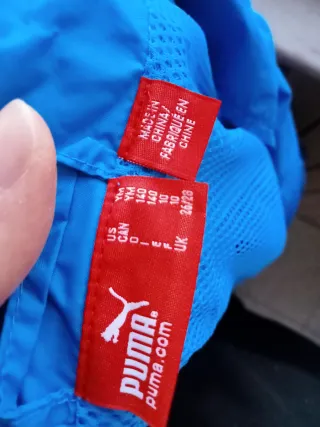 Casaco Puma azul com capuz