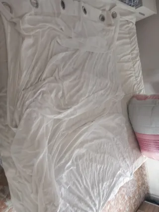 Edredón rosa y gris 200x260