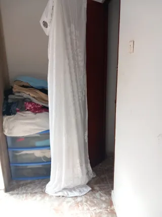 Edredón rosa y gris 200x260