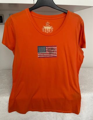 Camiseta Polo Ralph Lauren Naranja Talla 16 (XL)