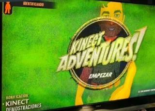 Lote Sensor Kinect y juego Adventures Xbox 360
