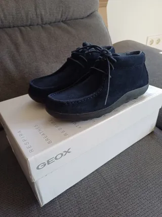 Geox U Spherica Ec14 B Mocasines Hombre Azul