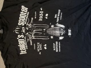 Camiseta Negra Italian's Scooter