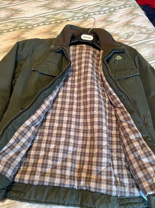 Cazadora Quiksilver Talla S Verde Militar.