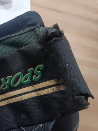 Mochila Kappa Vintage Negra y Verde