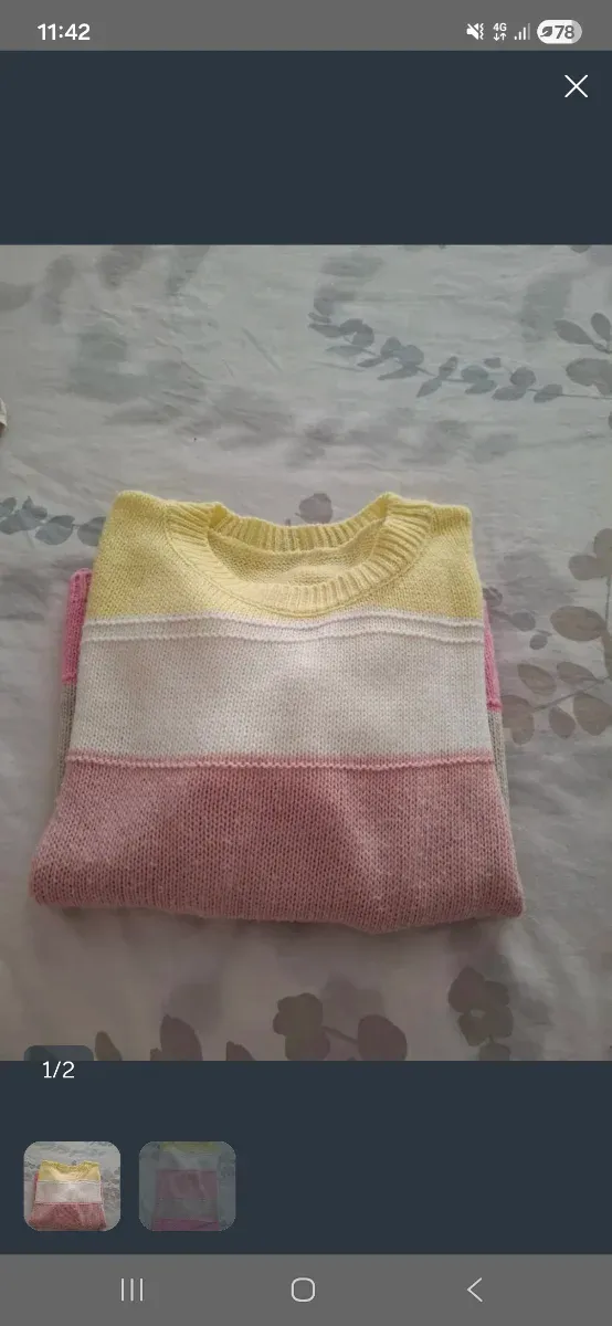 Jersey mujer rayas entretiempo