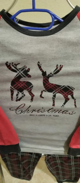 Pijama infantil 2 piezas reno Navidad