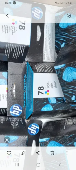 4x Cartuchos HP 78 Tricolor