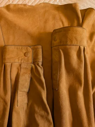 Camisa vintage ante color Camel