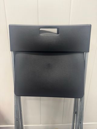 Lote 10 Sillas Plegables Negras nuevas