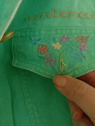Giacca Jeans Rocco Barocco Verde