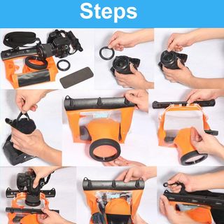 Custodia impermeabile Tteoobl per fotocamera