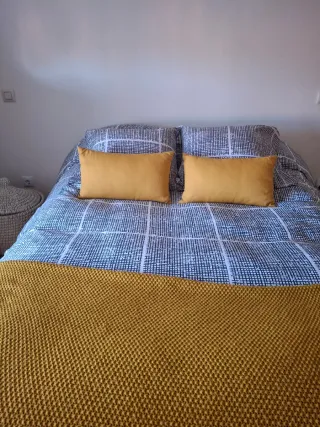 Fodera nordica a quadri grande bianco e nero