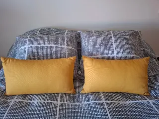 Fodera nordica a quadri grande bianco e nero