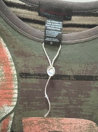 T-shirt Custo manga comprida tamanho 3