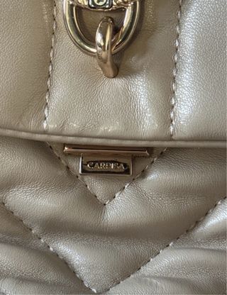 Borsa Carpisa beige trapuntata